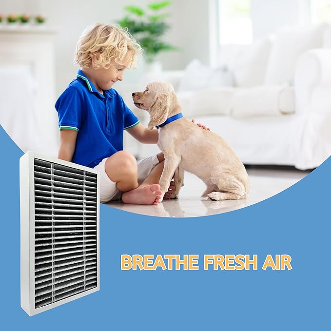 Nispira F1 C01 T02 Carbon Odor Reduction HEPA Filter Replacement For 3M Filtrete Room Air Purifier FAP-C01-F1, FAP-T02-F1, FAPF-F1-O, FAP-C01BA-G1, FAP-T02WA-G1, FAP-ST02W, FAP-ST02N 6 Packs
