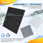 KEEPOW CF-1 Hepa Filter Replacement Compatible with Kenmore Sears Progressive CF-1, Progressive & Whispertone, Panasonic Models, Including 86883, 86880, 20-86883, 2086883, 8175084, 2 Pack