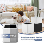 211+ Filter Replacement Compatible with Blue Pure 211+ and 211+ Auto Air Purifier, 2-Stage Filtration System of H13 True Filter & Activated Carbon Filter, 1 Pack