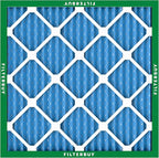 Filterbuy 18x18x1 Air Filter MERV 13 Optimal Smoke & Allergy Defense (4-Pack), Electrostatic Pleated HVAC AC Furnace Filters Replacement, Made in USA (Actual Size: 17.75 x 17.75 x 0.75)