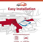 EPAuto GP349 (CA10349) 4 Cylinders Engine Air Filter Compatible with Nissa Altima (2007-2012)