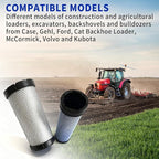 Air Filters Set for Donaldson P828889-P829333 Caterpillar Cat Backhoe 110-6326 -110-6331 Wix 46562-46569 John Deere AT171853-AT171854 Case & Baldwin 222421A1-222422A1 ﻿ ﻿