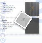 120mm PC Dust Filter Fan Filter Computer Fan Grills Dust Mesh Magnetic Frame PC Case Cover Dustproof PVC 50 Mesh(PVC, Gentleman Aesthetic, 120 * 120mm, 2pcs, White)