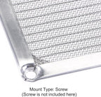 MECCANIXITY 80mm Computer Fan Filter Grills Stainless Steel Mesh Dustproof Case Cover for Computers, Pack of 2