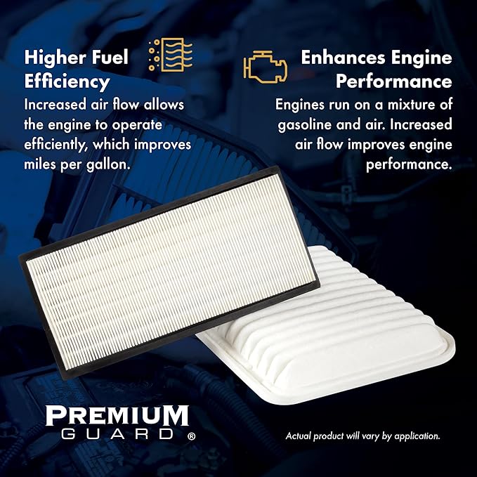 PG Engine Air Filter PA99077 | Fits 2023-2025 Ram ProMaster 2500, ProMaster 3500, ProMaster 1500, 2023-2024 Airstream Rangeline, 2008-2022 Fiat Ducato, 2011-2023 Peugeot Manager