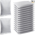 16 Pcs Activated Charcoal Odor Absorbing Filter Refills, Compatible with 8 Gallon & Larger Trash Cans, Long-Lasting Deodorizer Replacement for Kitchen/Bathroom Use