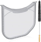 ADQ566564 Lint Filter Replacement for LG and Kenmore Dryers, Rim Without Felt Seal, Ultra Durable Lint Screen Trap with Dryer Vent Lint Brush