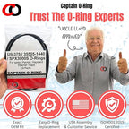 Captain O-Ring – Replacement U9-375/35505-1440 / SPX3000S / O-12 O-Rings for Pentair, Sta-Rite, Hayward Strainer Trap Cover (2 Pack)