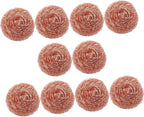 10pcs Copper Cleaning Balls for Soldering Iron Tips Nozzle Cleaner Soldering Ball Dry Use Safe and Clean