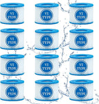 Type vi spa Filter and hot tub Filter Replacement Cartridge for Coleman hot tub Filters, for Inflatable hot tub Filter (12Pcs)