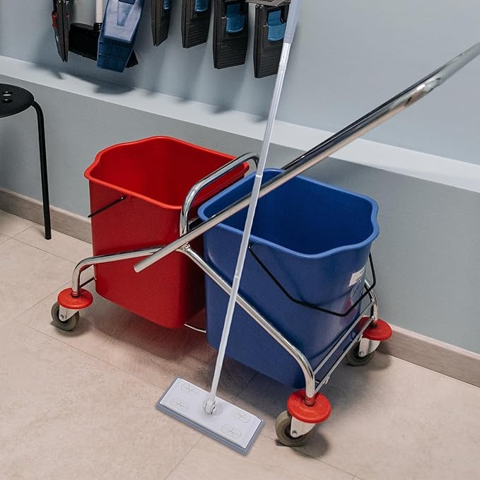Detachable Handle Dust Mop for Floor Cleaning with Dry Wet Refill Pads Electrostatic Dust Removal Mop for Household Use No-wash Long Handle Suitable for Hardwood and Tile Floors