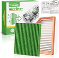 Engine+Cabin Air Filters Set Fit for 2021 2022 2023 2024 2025 2026 Nissan Rogue AC Filter with Activated Carbon Combo Set Replacement Automotive Accessories# 16546-6RA0A 272775NA1A