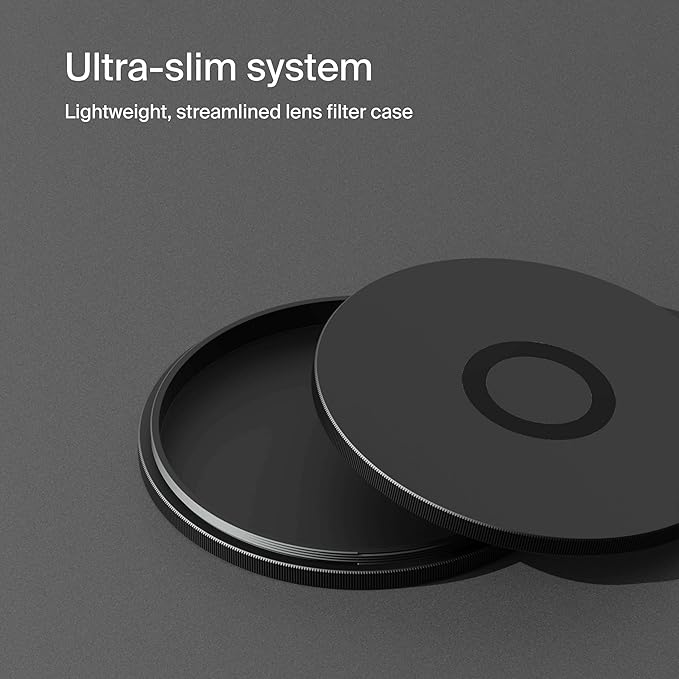 Urth 55mm Metal Lens Filter Caps - Durable Protective Cover for Camera Lens Filters with Precision Fit