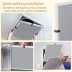 2-Pack 21x21x1 MERV 8 Reusable & Washable Electrostatic Air Filters - Long-Lasting Filter for HVAC, Furnace & Air Conditioner Units, Actual Size: 20-5/8” x 20-5/8” x 7/8”