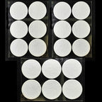 Microppose Original Synthetic Polyfil 2.5" Monotub Adhesive Filter Disks (6-Pack) (3)