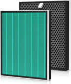 2 Pack 250/250S Replacement Filters for Coway Airmega 250 250S Max2 Air Purifier, Max 2 Green HEPA and Activated Carbon Filter Set, AP-1720-FP