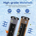 ICEPURE 2-Stage 1 Micron 2.5" x 10" Whole House Water Filter Cartridge Kit with Activated Carbon Block Filter and KDF, Replacement for WFPFC8002, WFPFC9001, SCWH-5, WHCF-WHWC, FXWTC, CBC-10, 1 PACK