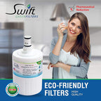 Swift Refrigerator Water Filter Compatible with Whirlpool EDR8D1,FILTER 8,46-9002, 8171413, 8171414 Made in USA SGF-W41 (2 Pack)