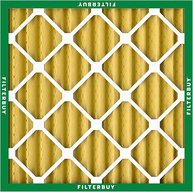 Filterbuy 18x18x2 Air Filter MERV 11 Superior Pet & Allergy Defense (12-Pack), Electrostatic Pleated HVAC AC Furnace Filters Replacement, Made in USA (Actual Size: 17.75 x 17.75 x 1.75)