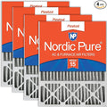 Nordic Pure 20x25x5 (Actual Size: 19 7/8 x 24 7/8 x 4 3/8) Honeywell/Lennox Replacement MERV 15 Air Filters 4 Pack