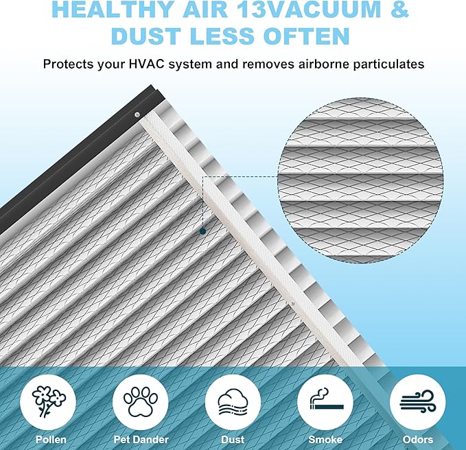 413 Replacement Filter for AprilAire Whole House Air Purifiers Models 1410, 1610, 2410, 2416, MERV 13 Furnace Air Purifier, 16x25x4 Air Filter, 1Pack