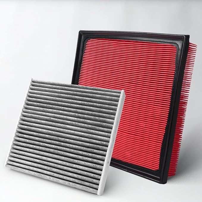 Cabin Engine Air Filter Kit Fits Es250, Es350, Nx250, Nx350, Rx350, Tx350, Avalon, Camry, Gr Corolla, Grand Highlander, Highlander, Rav4(Not for Hybrid)