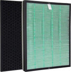 Fette Filter - Air Purifier Replacement Set Compatible with BioGS 2.0 Filter Kit for Model SPA-550A and SPA-625A Contains 1 Hepa Filter & 1 Carbon Filter