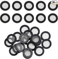 20 Pack Shower Head Filter Gasket 3/4" Shower Head Washer Gasket with Wire Mesh Middle Seal O Ring Hose Net for 1/2" Handheld Hose Connector Prevent Leakage Filter Gaskets