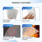 8 Pack 6×8 Inch Wire Mesh Screen, 20 Mesh Stainless Steel Mesh, Durable and Rust Resistant Metal Mesh Screen for DIY Projects, Vent, Garden, Cage, Window Screen, Filter Mesh