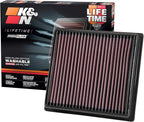 K&N High-Flow Original Lifetime Engine Air Filter: Increase Power: Premium, Washable: Compatible with 2016-2025 Subaru: Ascent, Crosstrek, Forester, Impreza, Legacy, Outback, WRX, XV, 33-5064