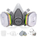AirGearPro M-500 ABEK1-P2 Reusable Respirator Mask | Anti-Dust Gas mask Ideal for Spray Painting, Sanding, Building work, Chemical, DIY and more.