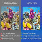 12-Pack Large Replacement Filter Cartridges Compatible with Tetra Whisper Bio-Bag Filters Large Aquarium Filter Cartridges for Whisper 20i/40i /IQ20/30/45/60 PF20/30/40/60 Power Filters