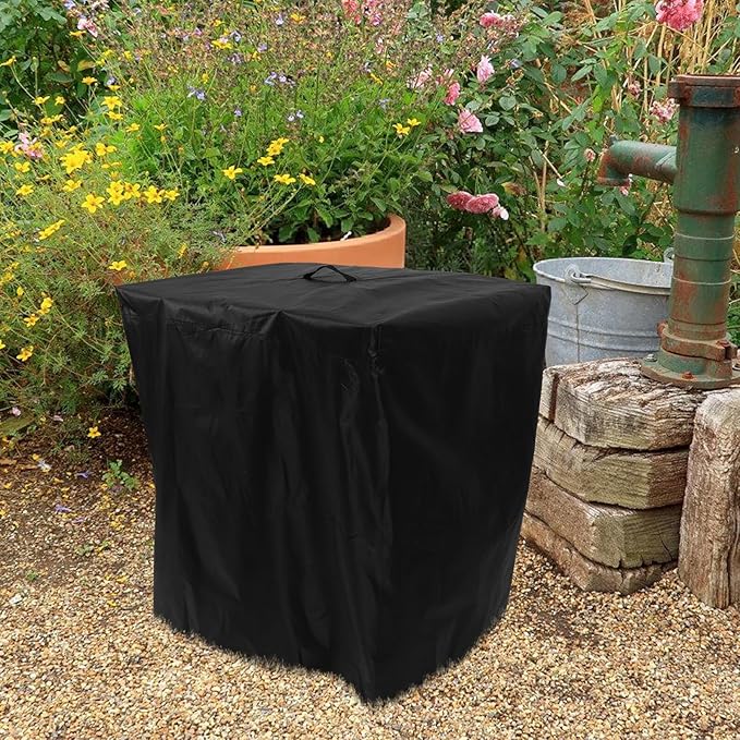 ARTIBETTER Garden Filter Pump Cover Large Oxford Cloth Sand Pump Protection for Outdoor with Tight Fit and Easy Clean Maintenance