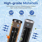 ICEPURE 2.5" x 10" Whole House CTO Activated Carbon Water Filter Combo Kit, 10 Inch KDF Cartridge and Upgraded Activated Carbon Lead Remove Filter Replacement for FXWTC, WHEF-WHWC and MORE, 1PACK