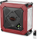 Abestorm 1080 CFM Intake Air Filtration System, 270 Degree Workshop Dust Collector with Remote Control, Ceiling Mounted for Woodworking Shops and Garage, 2-speed Adjustment, DecDust 1080