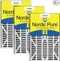 Nordic Pure 16x25x3 (Actual Size: 15 13/16 x 24 5/16 x 3) MERV 10 Trion Air Bear Cub Replacement 255649-101 Air Filters 3 Pack