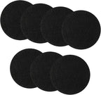 7 Pack Compost Bin Charcoal Filters Round Indoor Kitchen Compost Bucket Activated Charcoal Filters Replacements Sheets (6.7 Inch)