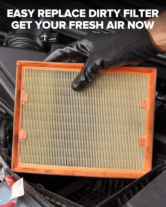 PHILTOP Engine Air Filter CA10234 Replacement for Infinit Q50 2014-2018, Nissan Cube 2009-2014, NV200 2013-2021, Versa 2007-2021, Chevrolet City Express 2015-2018, Rigid Panel