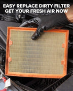 PHILTOP Engine Air Filter CA10234 Replacement for Infinit Q50 2014-2018, Nissan Cube 2009-2014, NV200 2013-2021, Versa 2007-2021, Chevrolet City Express 2015-2018, Rigid Panel