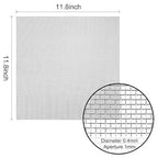 2 Pack 304 Stainless Steel Wire Mesh Screen 20 Mesh 11.8 x 11.8 Inch Metal Meshes Screen Woven Wire Meshes 1mm Hole Easy to Cut for Vent, Window Screens, Filters, Cage, Garden, Vent, Cage, Cabinet DIY