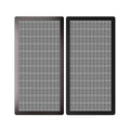 120mm Fan Filter,HFEIX Computer Case Dustproof Magnetic Frame Mesh Black 2Pack(120x240mm)