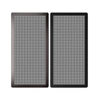 120mm Fan Filter,HFEIX Computer Case Dustproof Magnetic Frame Mesh Black 2Pack(120x240mm)