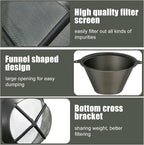 30 Pcs Paint Filter 100 mm Plastic Paint Strainer with Fine Nylon Mesh Reusable Industrial Nylon Filter for Oil, Water Based Oil Paints Food Residue