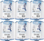 Unicel 7CH-322 32 Square Foot Media Replacement Hot Tub Spa Filter Cartridge with 275 Pleats (6 Pack)