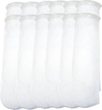 12 Pack - 4 Inch Ring Filter Socks 200 Micron - Aquarium Felt Filter Bags -4 Inch Ring by 16 Inches Long [Long Version] - Fits Eshopps and Aqueon - 12 Pack