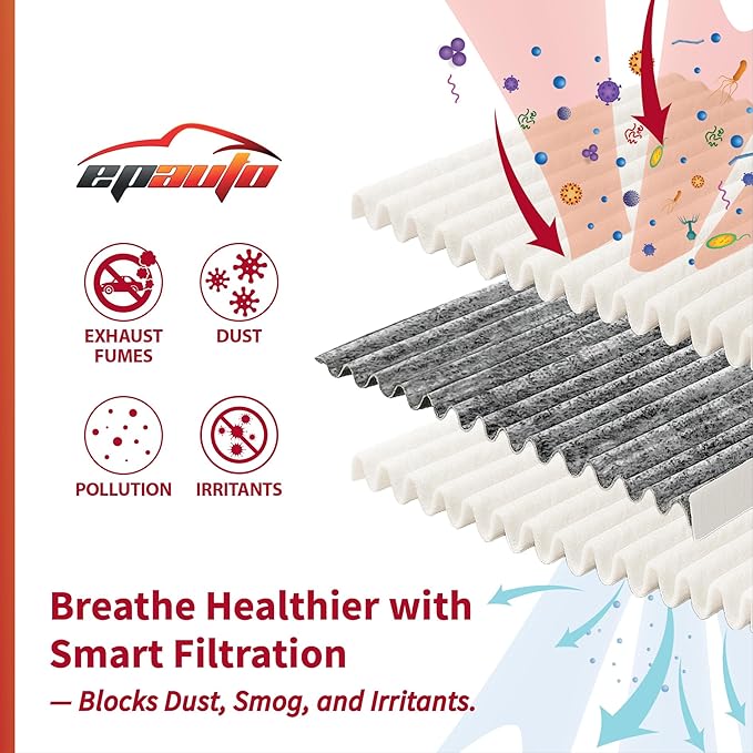EPAuto CP930 (CF10930) Cabin Air Filter Replacement for Subaru Forester (2009-2018), WRX (2012-2021), WRX STI (2013-2021), Impreza (2008-2016), Crosstrek, XV Crosstrek (2013-2017)