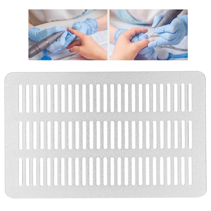 Nail Dust Collector Filter Stainless Steel Replacement Accessory for YM8A Vacuum Cleaner Effectively Collects Dust While Filing or Polishing Nails 19.8 x 12.4cm Size