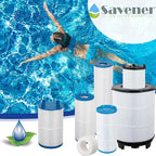 Savener® S7M120 System 3 Inner and Outer Pool Filter, Compatible with 25021-0200S & 25022-0201S, Replacement for Sta-Rite System 3 S7M120, SR300 Pool Filter Cartridge, 300 Sq. Ft