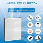 IAF-H-100B IDYLIS B Filter Replacement, Compatible with Idylis AC-2125, AC-2126, IAP-10-125, IAPC-40-140, IAP-10-150, IAP-10-050 Air Purifiers, Replaces Part#IAF-H-100B, 2 Pack