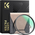 K&F CONCEPT 82mm Black Diffusion 1/8 Filter Mist Cinematic Effect Black Diffusion Filter with 36 Multi-Layer Coatings for Video/Vlog/Portrait Photography (XPRO Series)